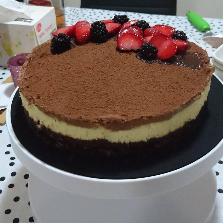 Blueberry Strawberry Cake