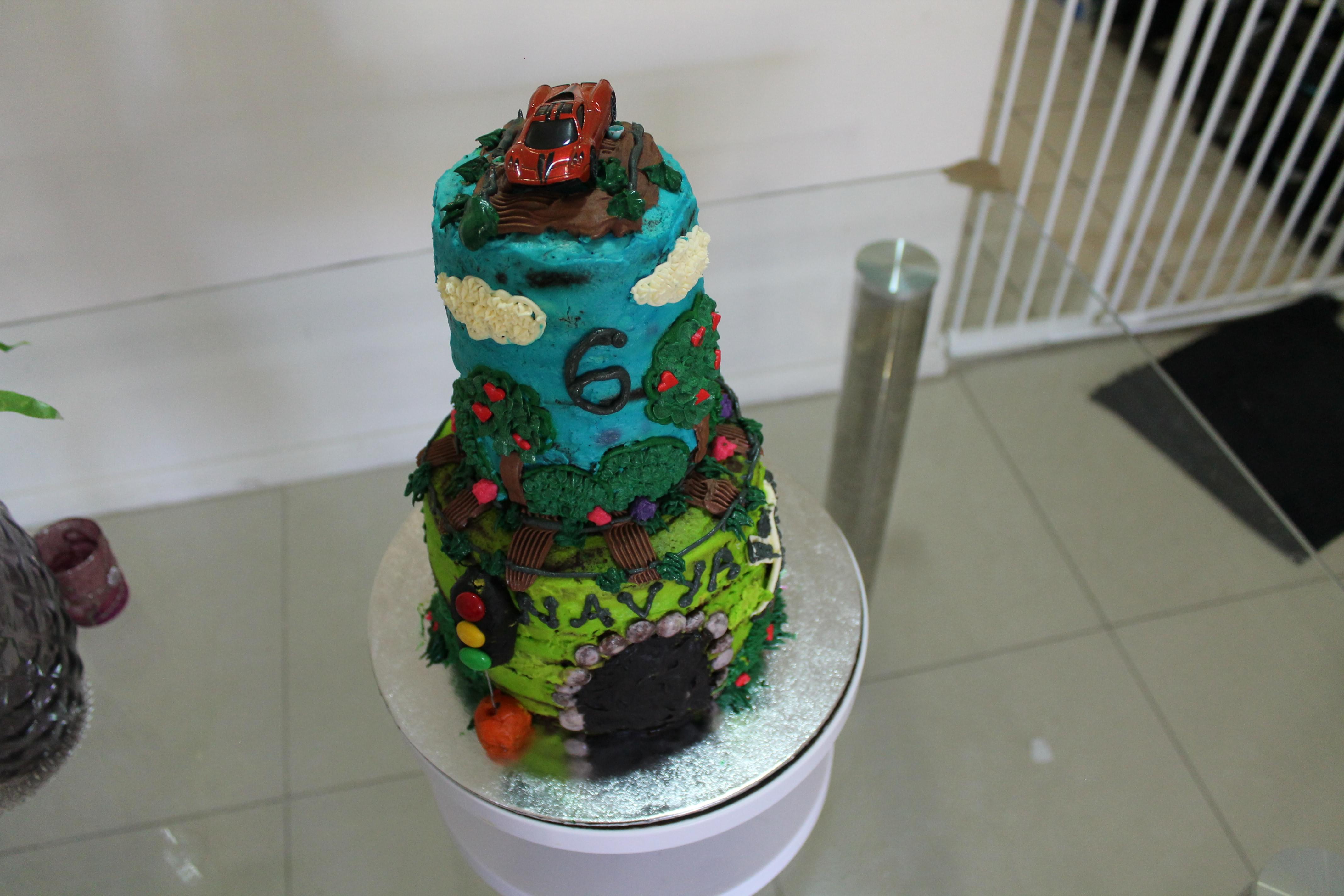 Car Theme Cake