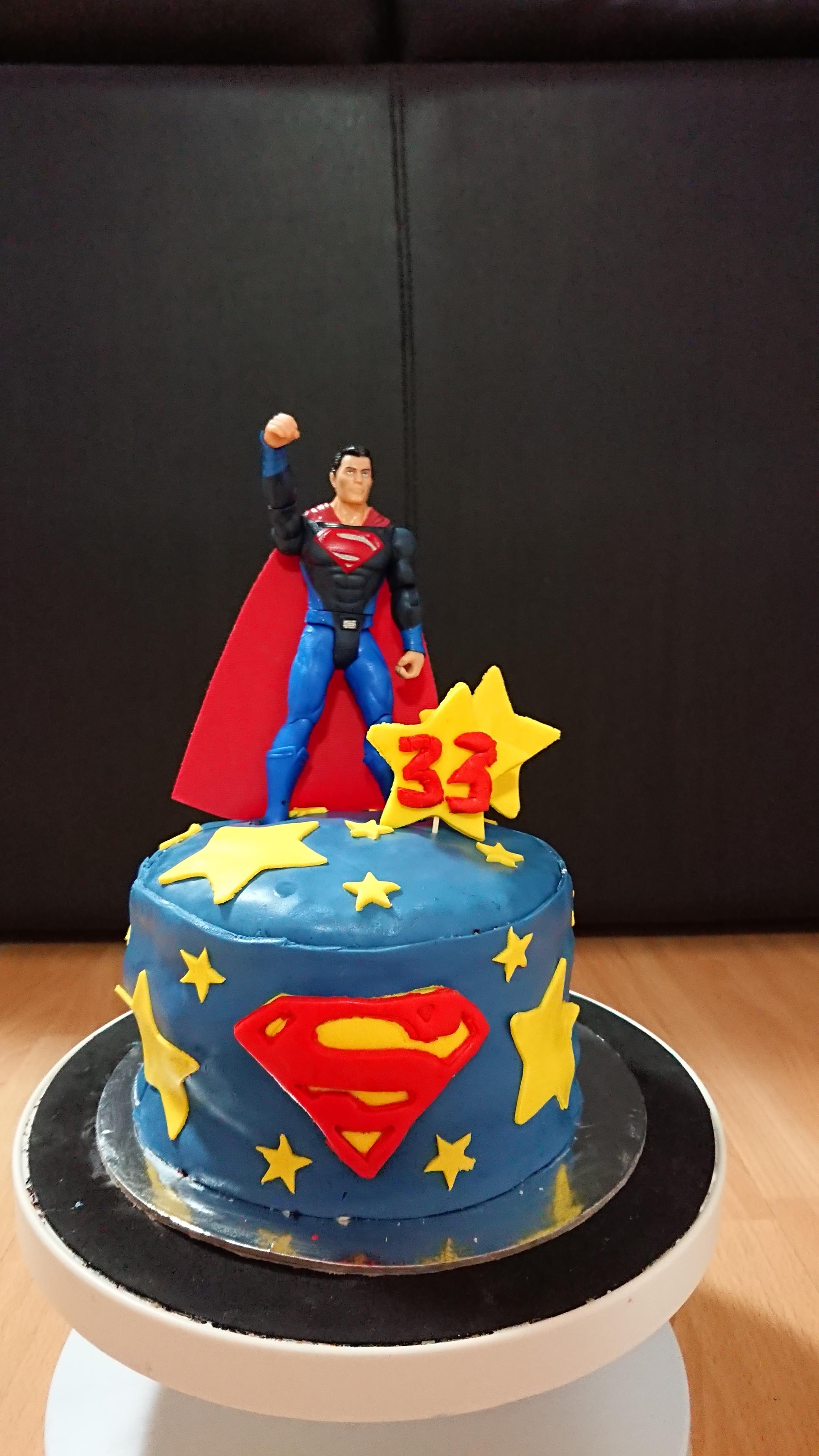 Superman Cake